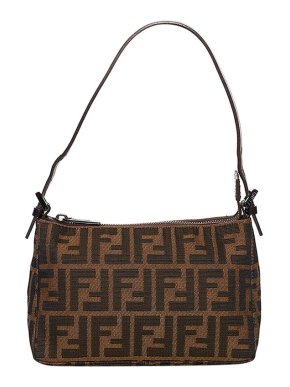 Fendi Zucca Canvas Baguette