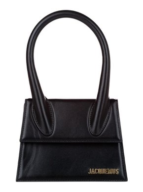 Jacquemus Black Leather Le Chiquito Bag
