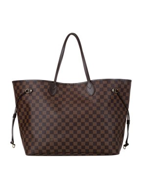 Louis Vuitton Damier Ebene Canvas Neverfull GM Tote Bag