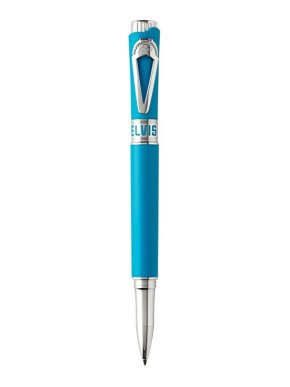Montegrappa Elvis Presley Aqua Rollerball Pen - Silver & Resin