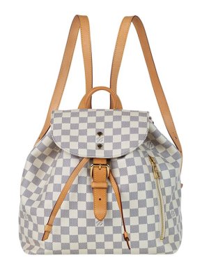 Louis Vuitton Damier Azur Cavnas Sperone Backpack