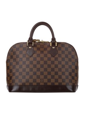 Louis Vuitton Damier Ebene Canvas Alma PM Bag