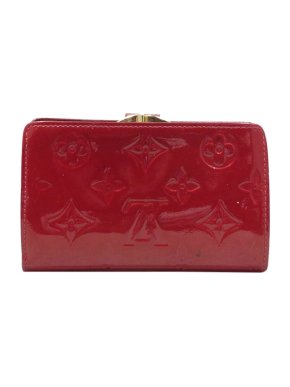 Louis Vuitton Red Monogram Vernis Portefeuille Viennois Wallet