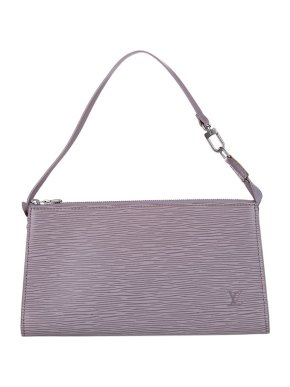 Louis Vuitton Lilac Epi Leather Pochette Accessoires Bag
