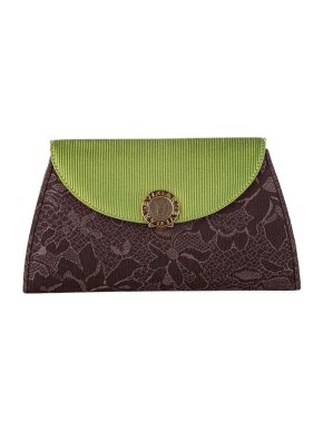 Bvlgari Floral Printed Cotton Clutch Bag
