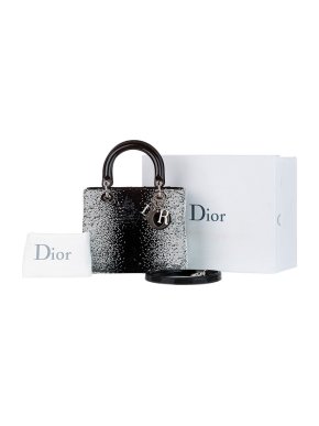 Sequin-Embellished Mini Lady Dior