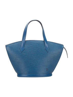 Louis Vuitton Blue Epi Leather Saint Jacques PM Short Strap Bag