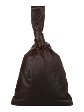 Bottega Veneta Brown Leather BV Twist Bag