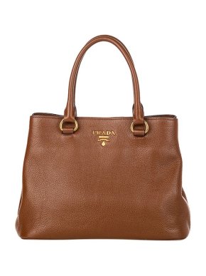 Prada Tan Daino Leather Bag