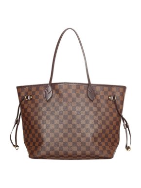 Louis Vuitton Damier Ebene Canvas Neverfull MM Tote Bag