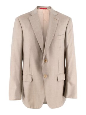 Isaia Beige Summer Weight Blazer