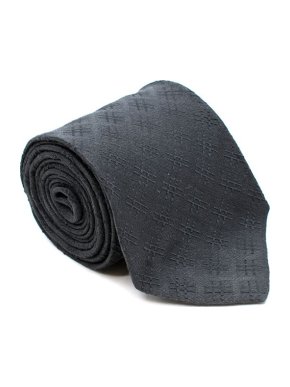 Giorgio Armani Steel Blue Silk Tie