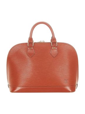 Louis Vuitton Cognac Epi Leather Alma PM Bag