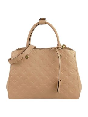 Louis Vuitton Nude Monogram Empreinte Leather Montaigne MM Bag