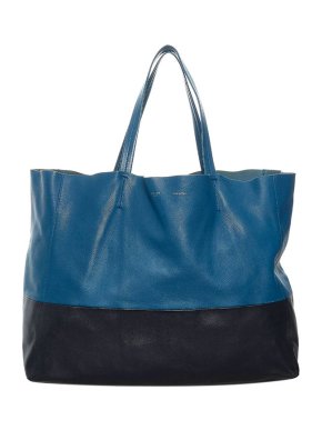 Celine Bicolour Leather Horizontal Cabas Tote Bag