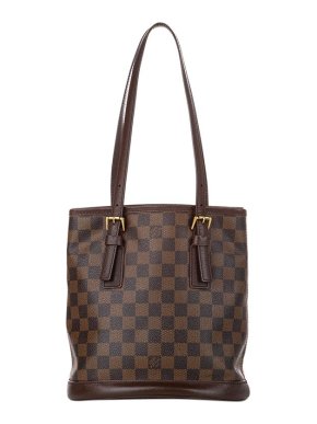 Louis Vuitton Damier Ebene Canvas Marais Tote Bag