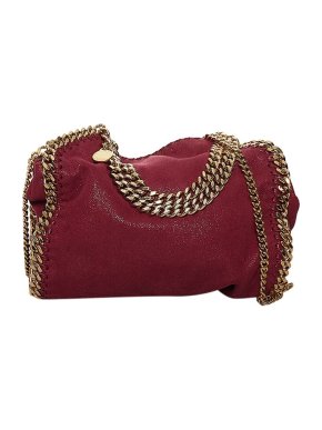 Stella McCartney Red Shaggy Deer Falabella Tote Bag