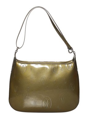 Cartier Gold Patent Leather Happy Birthday Bag