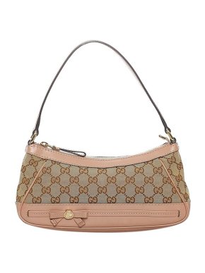 Gucci Vintage GG Canvas Mayfair Pochette Bag