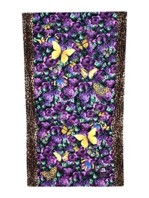 Dolce & Gabbana x Khaled Khaled Jungle Print Cotton Beach Towel