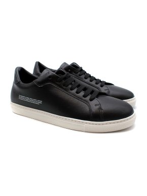 Pangaia Black Grape Leather Low Top Trainers