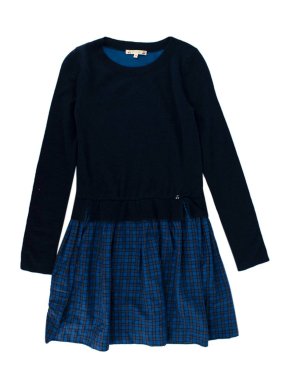 Bonpoint Kids 12Y Navy Jumper Dress