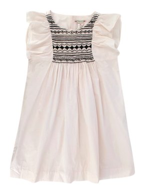 Bonpoint Embroidered Blush Cotton Top