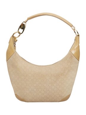 Gucci Vintage Square G Canvas Hobo Bag