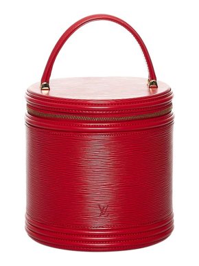 Louis Vuitton Red Epi Leather Cannes Vanity Case