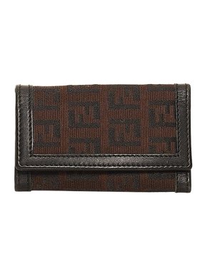 Fendi Zucca Canvas Key Holder