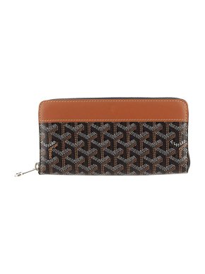 Black & Grey Canvas Goyardine Matignon Wallet