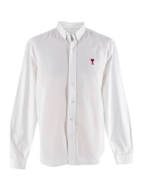 Ami White cotton de Coeur shirt
