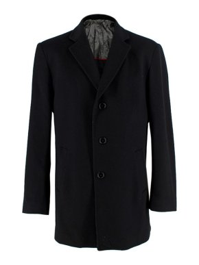 Balmain Black Cashmere Tailored Jacket