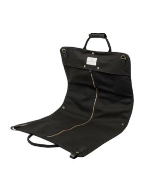 Bennett Winch Leather-Trimmed Cotton-Canvas Suit Carrier