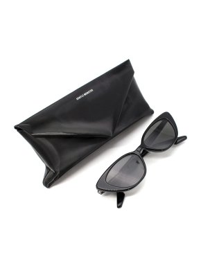 Gentle Monster Black Acetate Cat Eye Sunglasses
