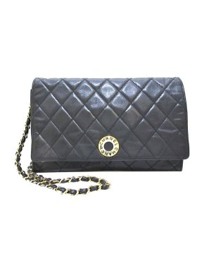 Chanel CC Timeless Lambskin Leather Flap Bag