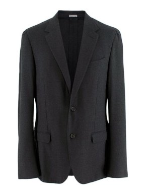 Lanvin Tailored Jacket Charcoal Wool