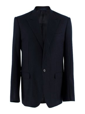 Lanvin Navy Wool Single Breasted Blazer