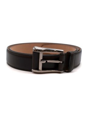 Bally Brown Leather Belt 95cm