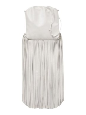 Bottega Veneta The Fringe Pouch Leather Shoulder Bag