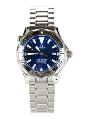 Omega Seamaster Electric Blue Dial Watch