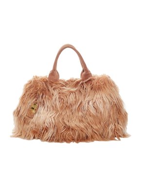 Prada Eco Kidassia Faux Fur Garden Tote