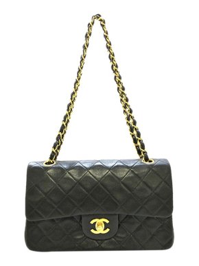 Chanel Quilted Lambskin Leather Double Flap