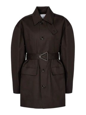 Bottega Veneta Stretch-cotton gabardine belted coat