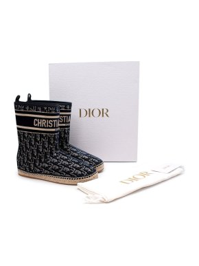Dior Oblique canvas Chez Moi Granville boots