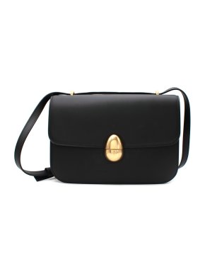Neous Phoenix Black Leather Bag