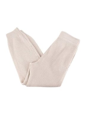 Paradis Perdus Aurele Ivory Recycled Cashmere Knit Joggers