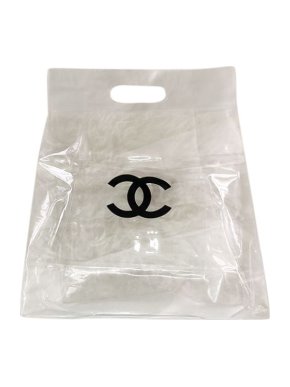 Chanel Clear PVC CC tote bag