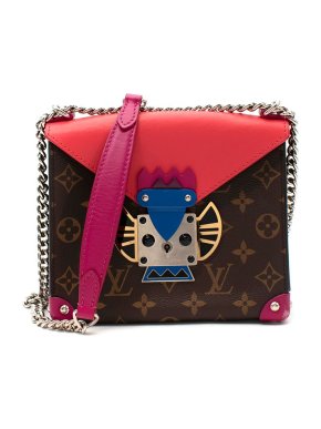 Louis Vuitton Monogram canvas Pochette Mask Chain PM bag