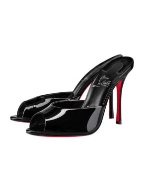 Christian Louboutin Me Dolly Patent Leather Mules